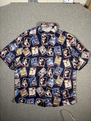 St. Louis Cardinals HOF Baseball Card Shirt XL SGA Hawaiian Super Fan AOP Gift - Image 1 of 4