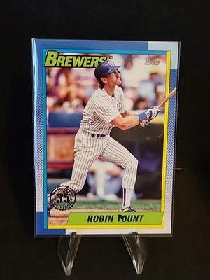 Topps Serie 1 2025 - 1990 Topps Béisbol Robin Yount #T90-41 (Error de impresión, Mancha) Foto 1 de 3