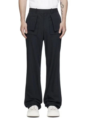 Helmut Lang Mens Utility Car Trousers 30 Navy Pants - NWT $395 - Image 1 of 4