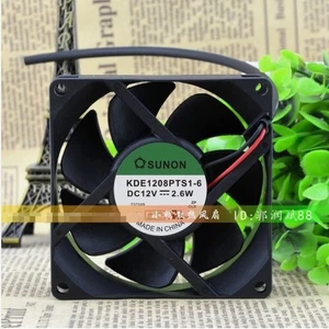 1 pcs SUNON KDE1208PTS1-6 8CM 8025 12V 2.6W Chassis Power Cooling Fan - Picture 1 of 1