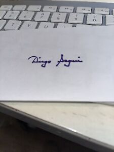 Diego Segui 1962 Kansas City A’s Signed 3x5 index Card