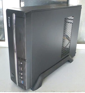 Caja carcasa chasis ordenador PC. TooQ. Sobremesa Slim. uATX/ITX +PSU SFF Tacens - Afbeelding 1 van 12
