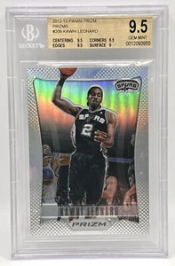 2012-13 Panini Prizm Kawhi Leonard Rookie Silver Prizm RC #209 BGS 9.5 TRUE GEM - Picture 1 of 2