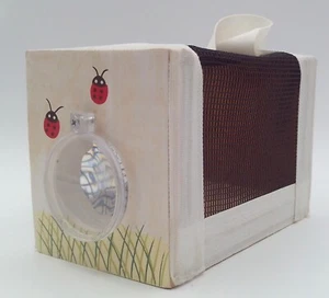 Caja de observación de madera y pantalla para atrapar insectos con lupa "vidrio" - Imagen 1 de 10