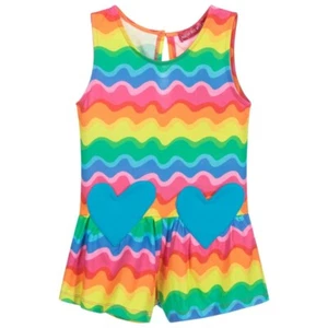 Agatha Ruiz de la Prada Girls Colourful Playsuit NWT - Picture 1 of 2