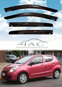 For Suzuki Alto 2009-2014 Window Visor Vent Sun Shade Rain Guard Door Visor - Picture 1 of 6