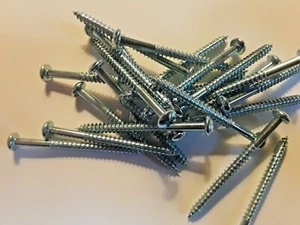 #6 X 1-3/4" ROUND HEAD PHILLIPS WOOD SCREWS STEEL ZINC PLATED (SELECT QTY) - Picture 1 of 1
