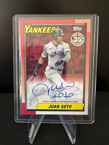 Juan Soto - 2025 Topps Series 1 - Red 1990 Auto 1/5 New York Yankees - Bild 1 von 4