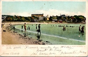 Postcard Bathing Beach Magnolia Massachusetts - Picture 1 of 2
