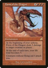 Form of the Dragon Scourge PLD Red Rare MAGIC THE GATHERING MTG CARD ABUGames