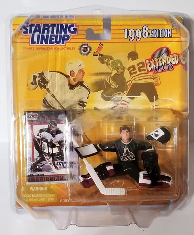 1998 Starting Lineup Nikolai Khabibulin Phoenix Coyotes SLU With Protective Case Cover