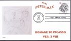 PETER MAX  COUPLE  HOMAGE TO PICASSO       FDC- DWc  CACHET