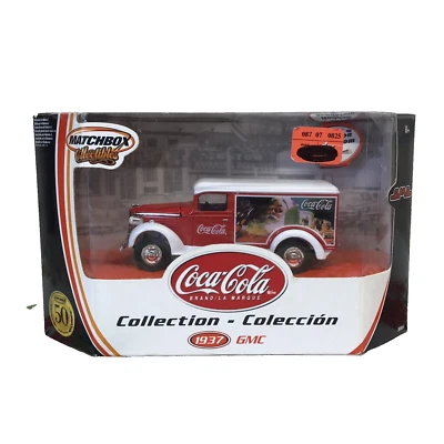 Matchbox Coca-Cola Collection 1937 GMC Haddon Sundblom Diecast Model Coke Santa - Image 1 of 4