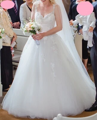 Blue by Enzoani Highland Brautkleid Hochzeitskleid, Ivory, 36, tiefer Rücken - Bild 1 von 4