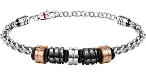 SECTOR Bracciale Ceramic SAFR16 Bracciale Uomo Nero Acciaio, Ceramica 22,5 cm - Foto 1 di 1