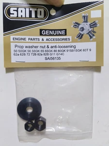 R/C Saito SAI56135 Prop Arandela Tuerca Anti Aflojamiento G11 82B Avión Saito Motor - Imagen 1 de 1