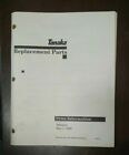 Tanaka replacement parts manual & Tanaka Programs & prices 1991-92 - Misc. Items