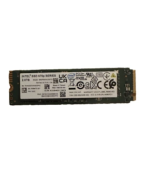 Intel 670p 2TB M.2 NVMe Internal SSD (SSDPEKNU020TZX1) - Image 1 of 2
