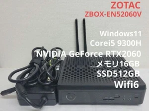 Zotac ZBOX EN52060V RTX 2060 Win11 i5 16GB SSD512 Gaming - Picture 1 of 12