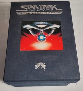 Star Trek The Movies 25th Anniversary  Set VHS, (5) VHS Sealed, Box Open New. - Picture 1 of 5