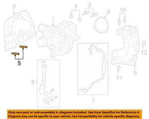 Jeep OEM 2018-2023 Grand Cherokee Turbocharger Studs 06511169AA NIP (5 pieces - Picture 1 of 5