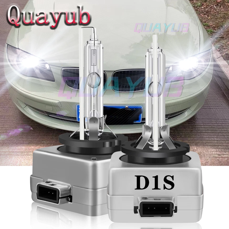Super Bright D1S HID Headlight Bulbs 35W White 6000k 2x For BMW 118i 2012-2015 - Image 1 of 4