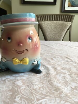 Vintage Ceramic Humpty Dumpty Pink Vase Planter Japan Stamford #543 6.5 H X 4.5  • 19$