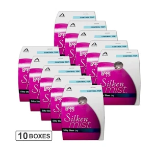 L'eggs Silken Mist Nude Control Top Pantyhose, Size Small (10 Boxes) - Picture 1 of 7