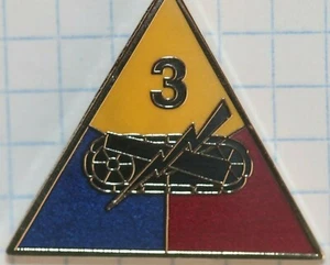 EJÉRCITO DE ESTADOS UNIDOS TIPO SEGUNDA GUERRA MUNDIAL 3A DIVISIÓN BLINDADA CREST DI - Imagen 1 de 2