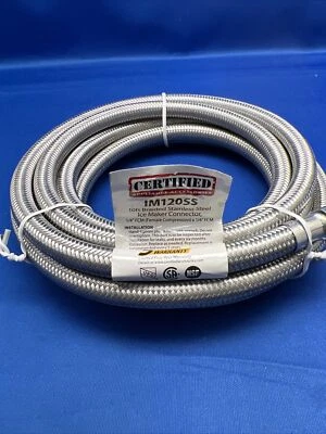 Accesorios para electrodomésticos certificados Línea de agua para hacer hielo, 10 pies, núcleo de PVC con... Foto 1 de 2