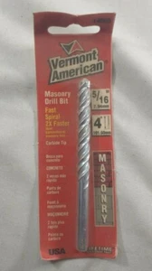 Vermont American Masonry Drill Bit 14005, 5/16", 4" length, Fast Spiral- NEW - Picture 1 of 2