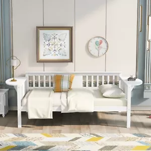 Twin size Daybed, Wood Slat Support, White - Picture 1 of 10