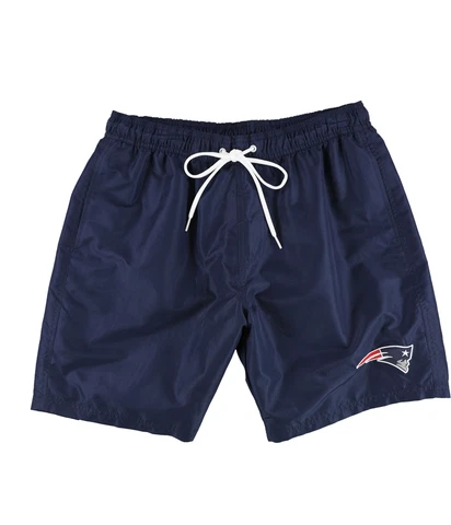 NFL Mens New England Patriots Swim Trunks Athletic Workout Shorts, Blue, Large Cover