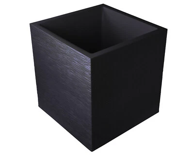 Ondis24 Pflanzkübel Blumenkübel Vulkan 35L Blumentopf Pflanztopf Graphit Optik - Bild 1 von 4