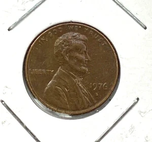 1976 Denver Mint Lincoln Cent Penny  TONED  1¢  #1105 WOW - Picture 1 of 4