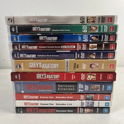 Grey’s Anatomy DVD Season 1-10 TV Series Region 4 - image 1 of 4