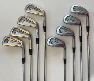 MacGregor MT Pro-C 1025 Carbon Steel 3-PW Irons Stiff Flex with New Winn Grips - Picture 1 of 7