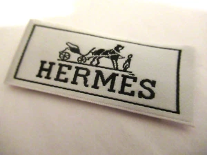 HERMES 1 Designer Tag LABEL Replacement Sewing Accessories 2'' lot 1 - Picture 1 of 3