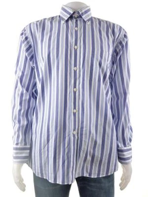 Austin Reed  T. L Blanco Hombre Camisa Casual Algodón 100% Manga larga - Imagen 1 de 4