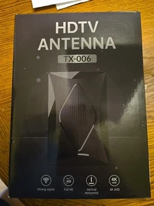 HDTV-Antenne TX-006 für Smart TV, 1000+ Meilen große Reichweite Digital TV-Antenne NEU - Bild 1 von 4
