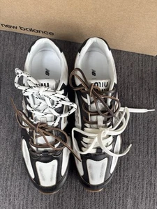 New Balance x Miu Miu 530 Leather Sneakers Size 39. New & 100% Authentic - Picture 1 of 11