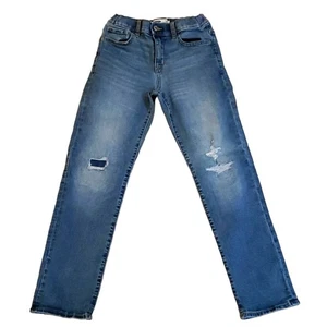 OLD NAVY Karate Slim Jeans Boys Size 12 Reinforced Knee Adjustable Waist Stretch - Picture 1 of 6