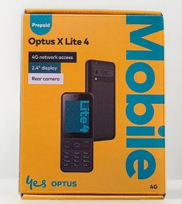 NEW Optus X Lite 4 4G VoLTE Senior Mobile Phone Large Big Button Camera Classic - Image 1 of 2
