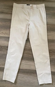 J. Jill Wearever Collection raffinierte gewebte beige Damenhose Gr. 6 schicke Hose - Bild 1 von 11