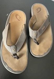 Olukai Ohana Men's Thong Sandals US Size 13 Dark Java Ray 10110A-4827 Flip Flop - Picture 1 of 8