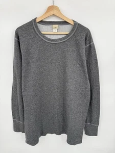 LL Bean Shirt Herren Large doppellagig Wolle Baumwolle Rundhals Pullover 277213 - Bild 1 von 6