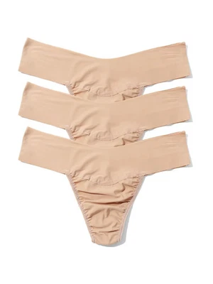 Paquete de 3 bragas Hanky Panky L104859 color topo Breathe tiro natural talla M Foto 1 de 3