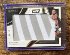 Nate Diaz Immaculate Relic Card Jumbo Patch /99 2022 Panini UFC IS-209 MMA