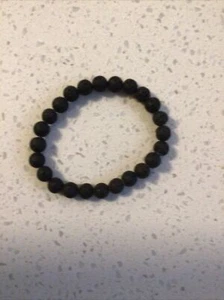 8MM Lava Stone Bracelet Sizes 6-8” By Request - Picture 1 of 3