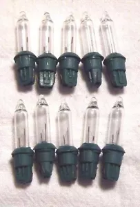 Mini Incandescent Replacement Bulbs 2.5 V Clear 10 Ct, Loose - Picture 1 of 2